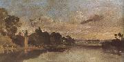 J.M.W. Turner The Thames near Waton Bridges oil painting artist